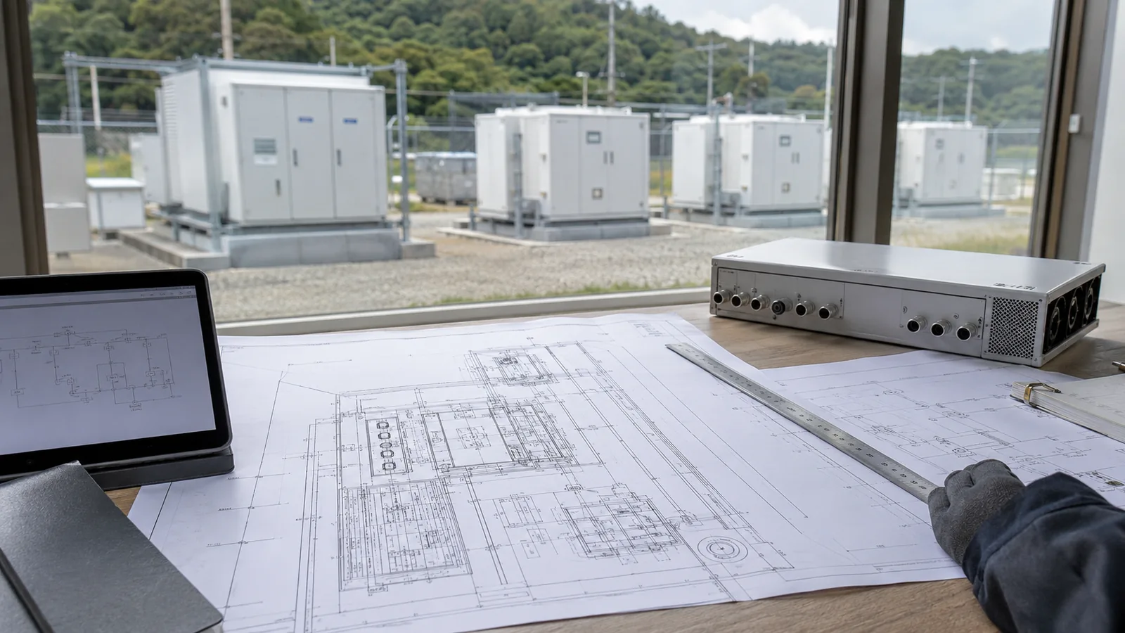 蓄電池EPCの設計・設備計画・見積検討のイメージ
