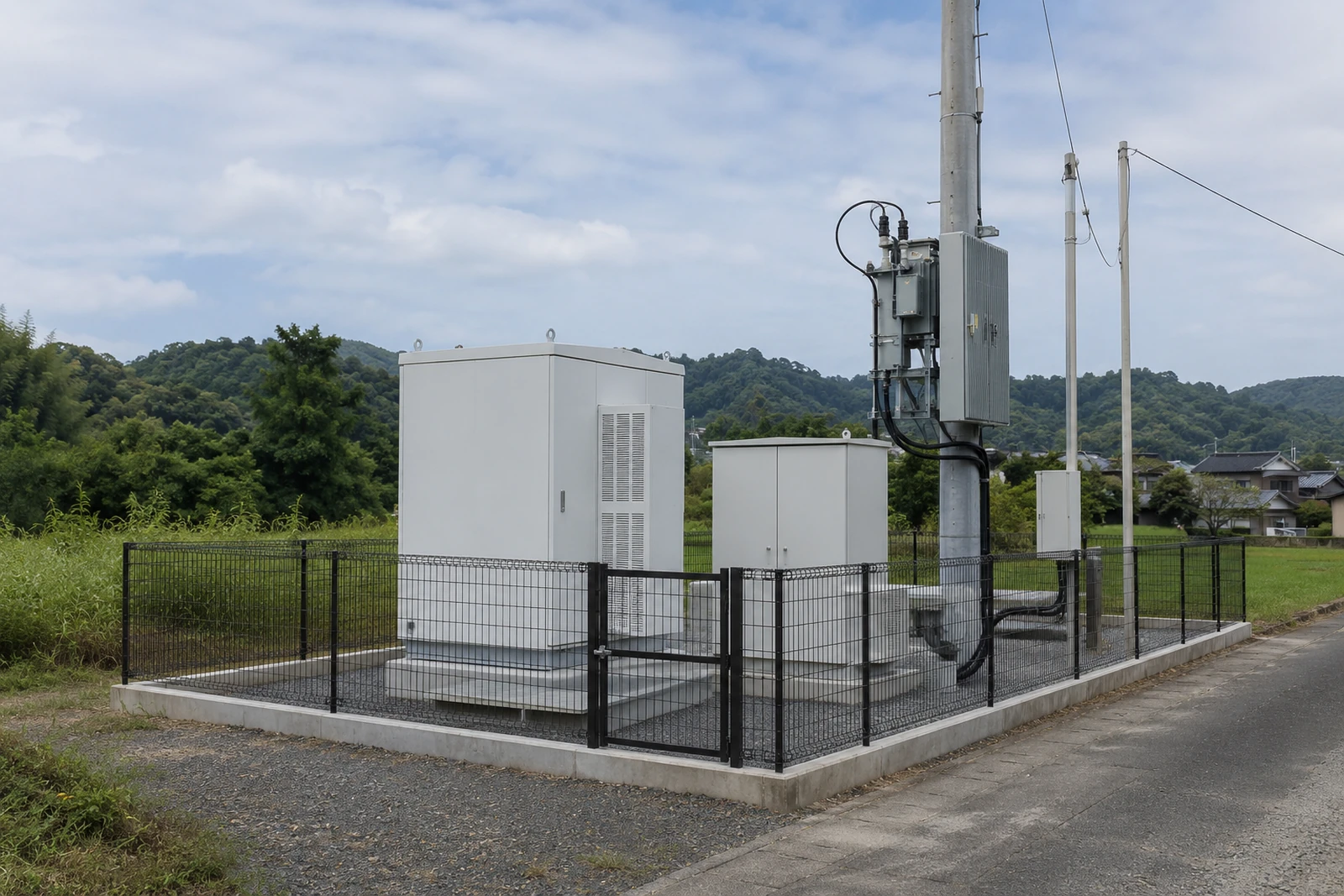 日本国内の低圧系統用蓄電池設備イメージ